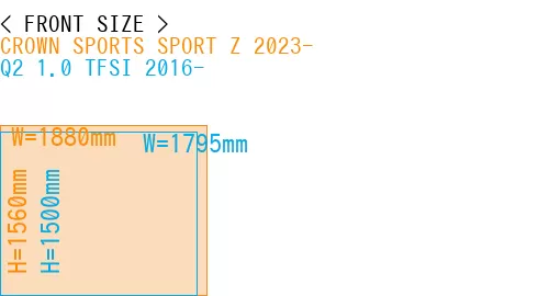 #CROWN SPORTS SPORT Z 2023- + Q2 1.0 TFSI 2016-